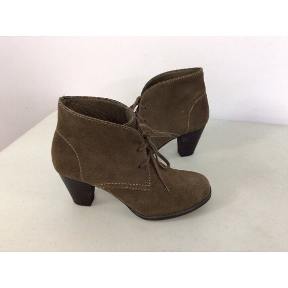 Clarks Suede Ankle Boots Womens 9 - Picture 5 of 7